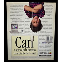 Apple Mac Computer Vintage Color Print Ad 1994 Performa Macintosh Computing - £9.70 GBP