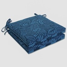 Pillow Perfect 20x20&quot; 2-Piece Outdoor Patio Chair Square Seat Cushions, ... - $1,119.36 MXN