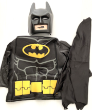 Batman Movie Lego Halloween Costume - Top, Mask And Cape Only - L (10-12... - £18.37 GBP
