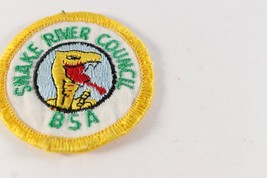 Vintage Snake River Council Gold Medallion Boy Scouts of America BSA Patch - £9.36 GBP