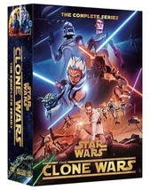 Star Wars: The Clone Wars The Complete Series Season 1-7 (DVD 25-Disc Bo... - $17.81
