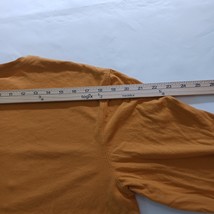 George Crewneck Men's Long Sleeve Yellow Cotton T-Shirt Size L (42-44) image 12