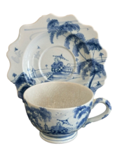 Deborah Sears Oxford England Hand Crafted and Hand Painted Delft Cup and... - £63.08 GBP