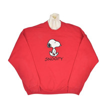 Vintage Snoopy Turtleneck Sweatshirt Womens XL Peanuts Pullover Logotel - £20.49 GBP