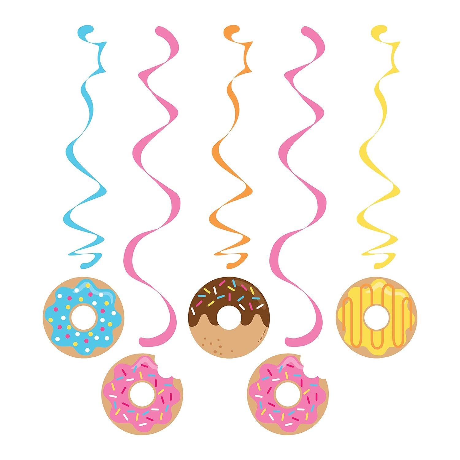 Primary image for Creative Converting - 324238 Creative Converting Donut Party Dizzy Danglers, Mul