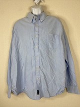 American Classics Russell Simmons Men Size XXL Blue Solid Button Up Shirt - £6.96 GBP
