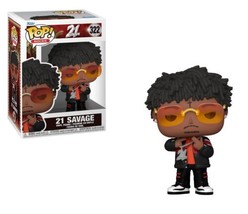 21 Savage with Glasses Rap Music Vinyl Pop! Figure Toy #322 FUNKO NEW IN... - £12.86 GBP