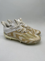 Mens Adidas Adizero X Anniversary Football Cleats White Gold EF7919 Size 10 - $199.99