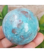 natural blue LARIMAR handcarved Gemstone SPHERE for decoration 363 grams... - $399.37 CAD