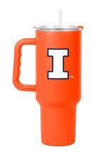 Illinois Fighting Illini Tumbler Orange White 40 oz NCAA Flipside Powder... - $74.26 CAD