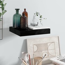  Wall Shelf High gloss black Honeycomb MDF, metal Small - $1,308.59 MXN
