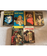 6 Sleaze Racy Pulp Fiction Paperbacks 1950&#39;s 60&#39;s - £14.34 GBP