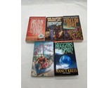 Lot Of (5) Vintage Sci-Fi Novels The World Shuffler Beggers In Spain Mov... - $40.09