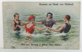 Postcard Groeten uit Hoek van Holland 1926 J. Salmon Sevenoaks England - £11.65 GBP