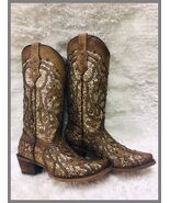 Ladies Corral C3331~Orix Glitter Inlay &amp; Studs~Western Style - $268.00