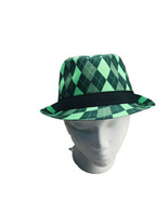 Saint Patrick Fedora Hat Glen Tartan Plaid Check Pattern Adult Size - €30,44 EUR