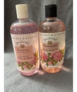 CRABTREE &amp; EVELYN ROSEWATER Bath &amp; Shower Gel large 16.9oz/500ml new X2 - $39.00