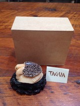 Tagua Nut Palm Carving Fair Trade Folk Art Hand Carved Ecuador Ocean Sea... - £63.75 GBP