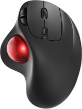 Nulea M501 Wireless Trackball Mouse Ergonomic Right Hand Thumb Control Bluetooth - £24.26 GBP