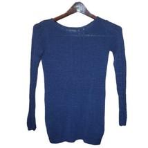 Rachel Zoe Womens Knit Long Sweater Size Small Blue Pullover - $13.18