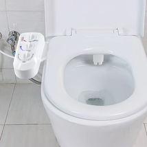 Bidet Toilet Seat Attachment &amp; Fresh Water Sprayer (Cool &amp; Warm Temperat... - £55.28 GBP