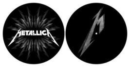 Metallica M + Shuriken Dj Turntable Twin Slipmat Set Pack Sealed - £15.81 GBP