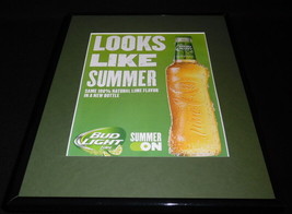 2015 Bud Light Lime Framed 11x14 ORIGINAL Advertisement C - £27.45 GBP