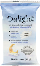 Delight Air-Dry Modeling Compound 3oz-White - £13.57 GBP