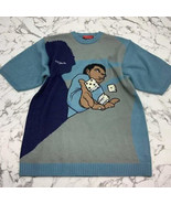 Men&#39;s RP55 Teal | Grey | Navy Short Sleeve Sweater NWT - $158.00