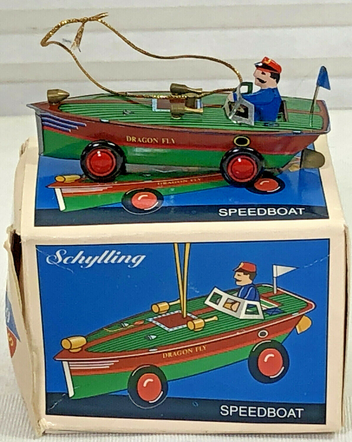 Schylling “Dragon Fly” Tin Speedboat Collector Series - $34.53