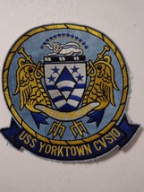 USS YORKTOWN CVS-10 PATCH PRE 1960 VINTAGE FULL COLOR - £7.73 GBP