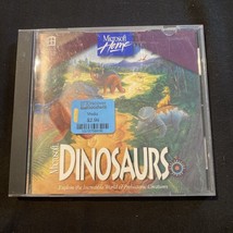 Rare Vtg 1993 &amp; 1994 Microsoft Home Dinosaurs Pc Game Software CD-Rom Windows - £8.99 GBP