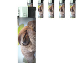 Cute Sloth Images D8 Lighters Set of 5 Electronic Refillable Butane  - $15.79