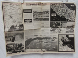 WW2 era NEWSMAP Overseas Edition for Armed Forces Nov 15 1943 Map US Arm... - £4.72 GBP