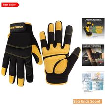 Protective Men's Work Gloves - Lightweight, Breathable, and Touchscreen ... - $21.73