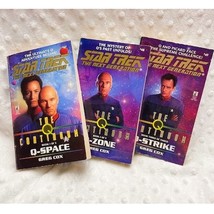 Star Trek: Next Generation: The Q Continuum Series, Greg Cox Complete Set 1,2,3 - $12.82