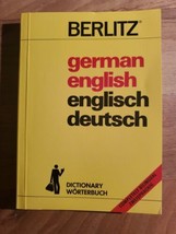 Berlitz German English Pocket Dictionary Berlitz Guides Paperback 1983 - $9.89