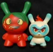 Kidrobot Dunny Argyle Warrior Sonic Strawberry LOT - $17.42