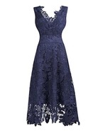 Navy Blue Lace Mother of the Bride Dresses, Navy Blue Mother of the groo... - £102.43 GBP