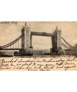 Tower bridge London England post card used - $8.00