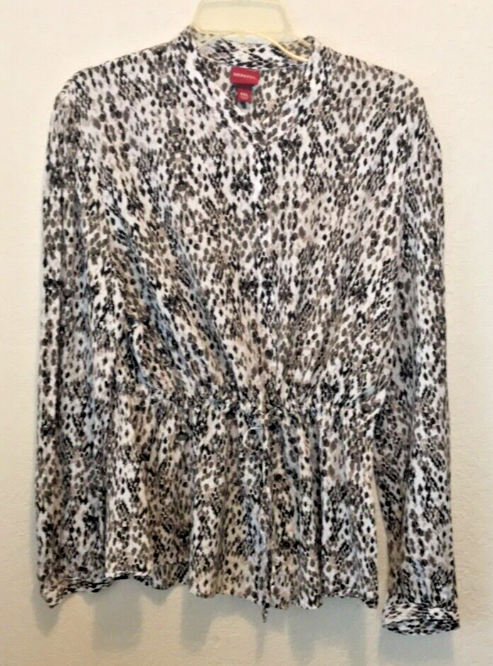 Merona Women’s Animal Print Blouse Size XXL - $17.86