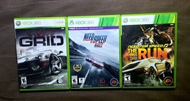Cib Xbox 360 Racing Game Bundle x3 Grid Need For Speed Nfs - £27.52 GBP