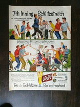Vintage 1957 Schlitz Malt Liquor Beer Full Page Original Color Ad - £5.22 GBP
