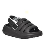 UGG Kids Sport Yeah Sandals Black Unisex Kids Size 1 Black W/ B/W Strap - $63.66 CAD