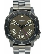 NWT Nixon A9411418 Ranger GMT All Gunmetal / Lum Men&#39;s Watch - £233.53 GBP