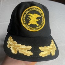 Vtg NATIONAL RIFLE ASSOCIATION AMERICA NRA Snapback Trucker Cap Hat Made... - £11.00 GBP
