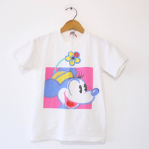 Vintage Kids Walt Disney Minnie Mouse T Shirt Medium 10-12 - £25.12 GBP