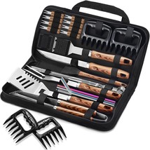 27Pcs Heavy Duty Bbq Tools Gift Set For Men Dad, Extra Thick Stainless Steel Gri - £54.51 GBP