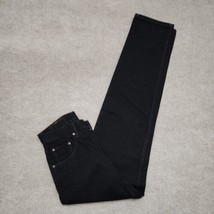 Vtg Levis 560 Loose Fit Jeans Mens 31x36 (30x37) Black USA Made Tapered Leg - £36.51 GBP