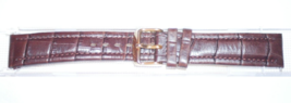 VTG Mens Speidel Twist o Flex Brown Leather Watch Band 16-21 MM Water Re... - $18.69